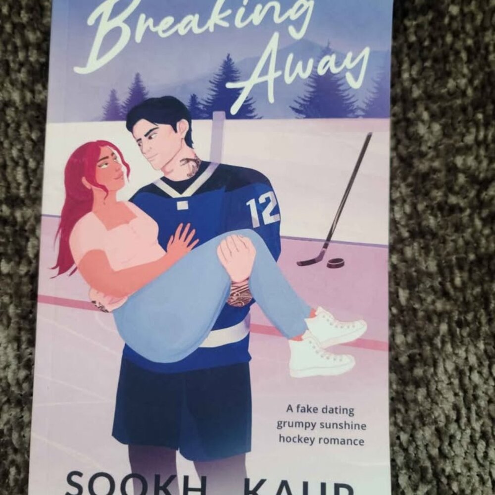 Breaking Away: A fake dating grumpy sunshine hockey romance